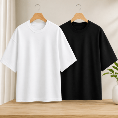 T-shirt: Black & White ×1