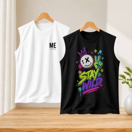 Megi T-shirt: Black & White ×1